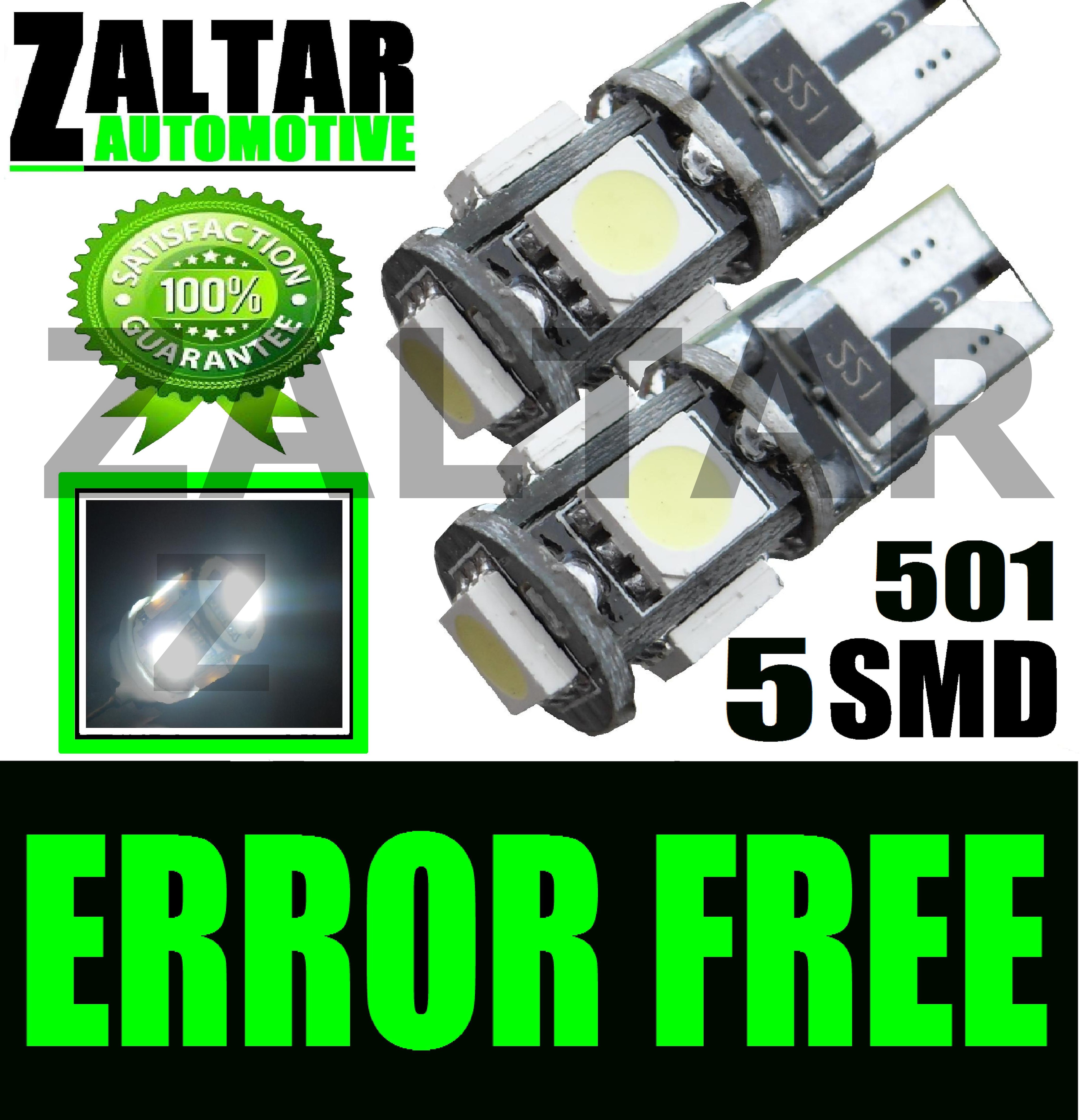 501 5 SMD LED XENON WHITE SIDELIGHT CANBUS BULBS FORD MONDEO ESTATE ST ZETEC